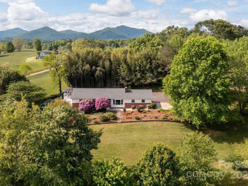 1572 Alexander Road, Leicester, NC 28748.  MLS# CAR4252081, YatesRealty ID 12882. Aerial View