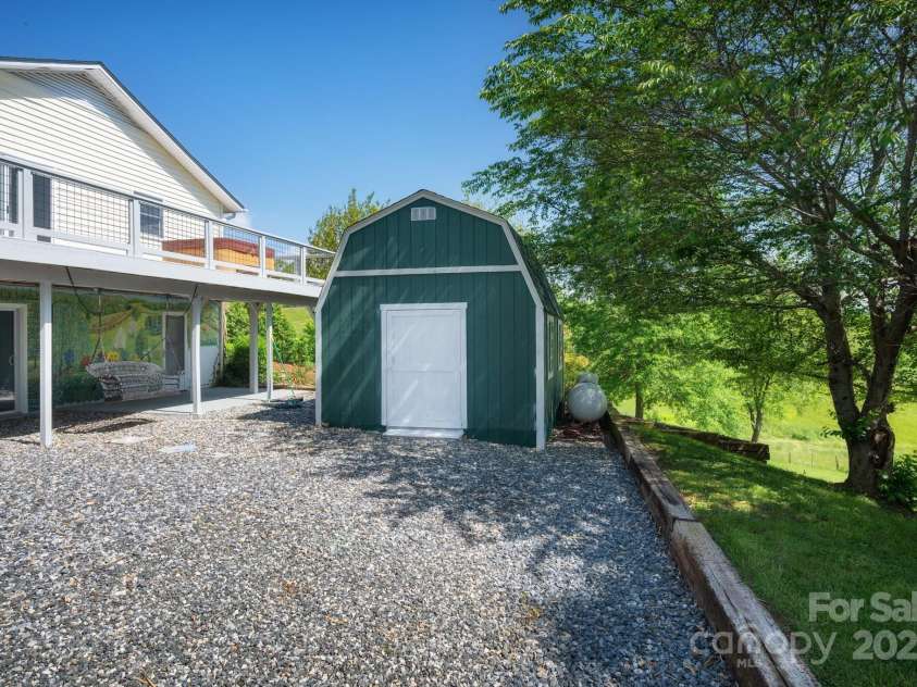 1572 Alexander Road, Leicester, NC 28748.  MLS# CAR4252081, YatesRealty ID 12882. Detached Hoppy/Art Studio
