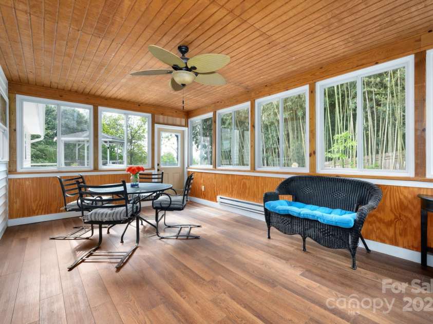 1572 Alexander Road, Leicester, NC 28748.  MLS# CAR4252081, YatesRealty ID 12882. Sunroom (not included in Sq ft )