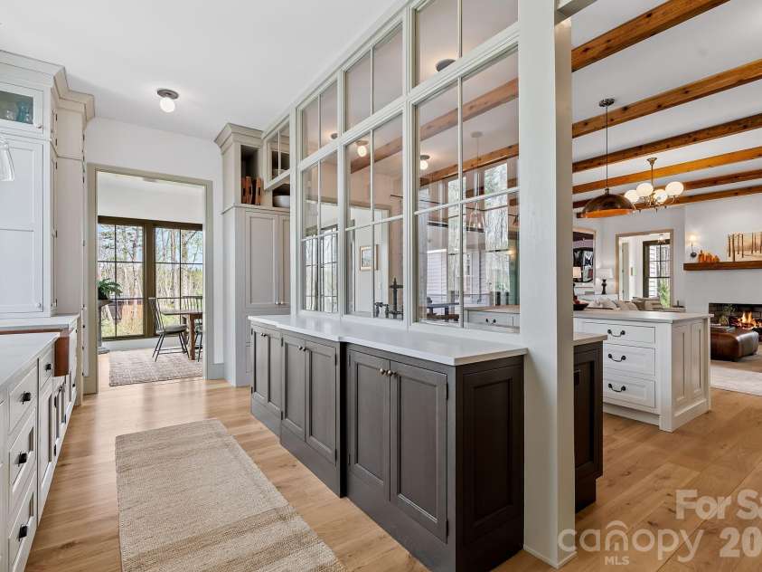 97 Emerald Necklace Drive, Asheville, NC 28803.  MLS# CAR4369106, YatesRealty ID 12883. Separate prep/storage/serving zone off main kitchen