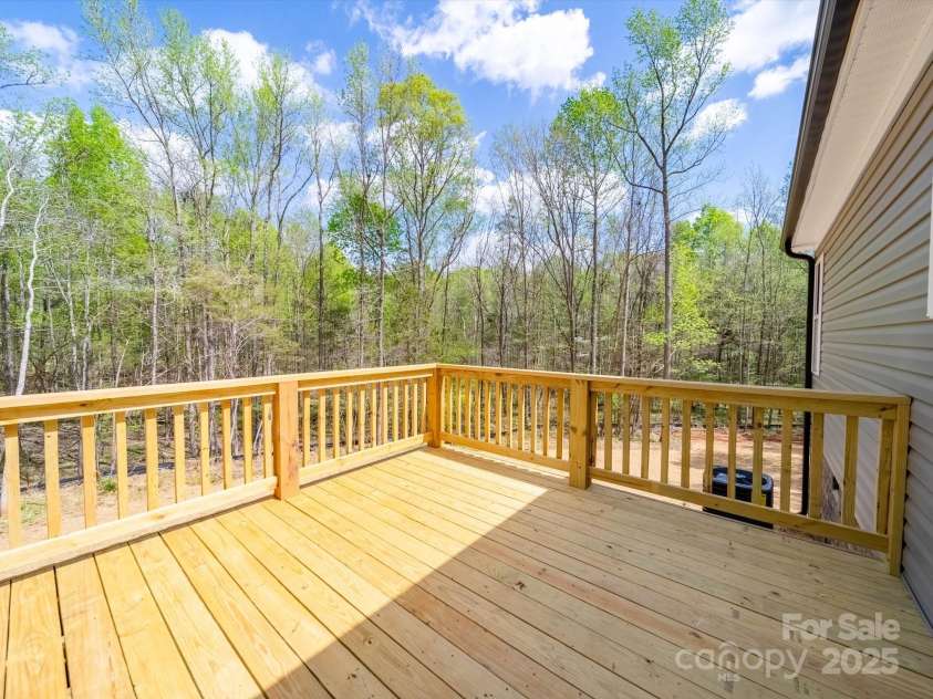 297 Barr Link Road, Mount Pleasant, NC 28124.  MLS# CAR4243604, YatesRealty ID 12887. Back Deck