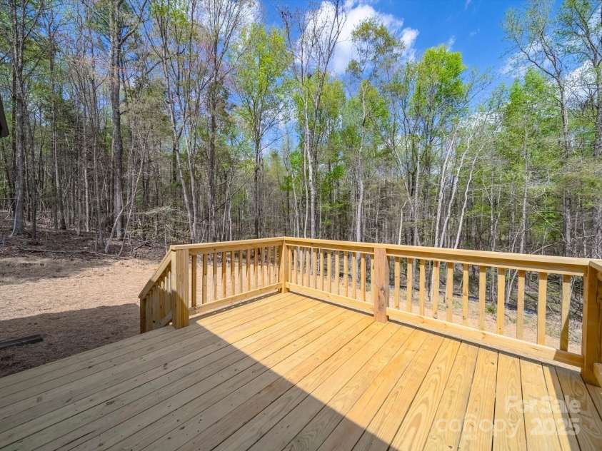 297 Barr Link Road, Mount Pleasant, NC 28124.  MLS# CAR4243604, YatesRealty ID 12887. Back Deck