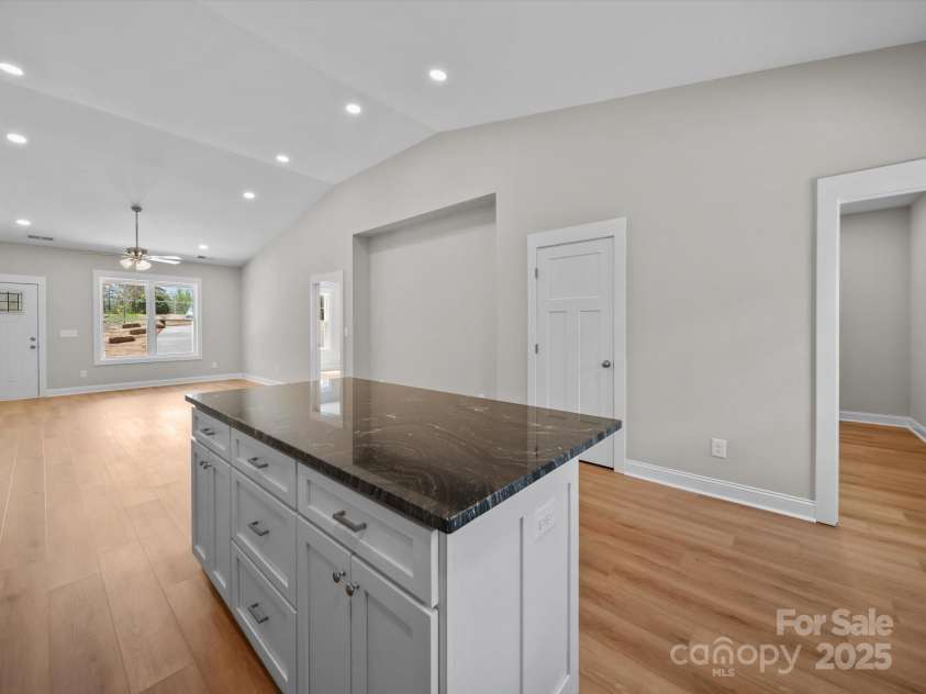 297 Barr Link Road, Mount Pleasant, NC 28124.  MLS# CAR4243604, YatesRealty ID 12887. Kitchen/Dining Area/Living Room Area