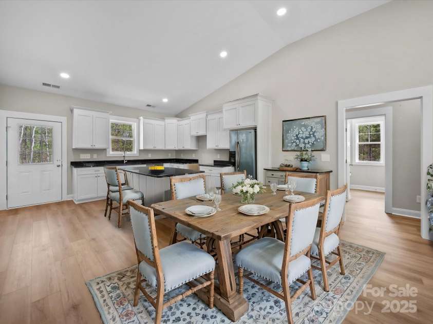 297 Barr Link Road, Mount Pleasant, NC 28124.  MLS# CAR4243604, YatesRealty ID 12887. Virtually Staged Dining Area
