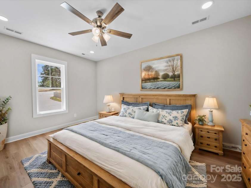297 Barr Link Road, Mount Pleasant, NC 28124.  MLS# CAR4243604, YatesRealty ID 12887. Virtually Staged Primary Bedroom