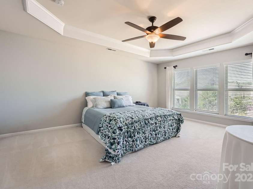 15317 Colonial Park Drive, Huntersville, NC 28078.  MLS# CAR4235256, YatesRealty ID 12888. Primary Bedroom upstairs