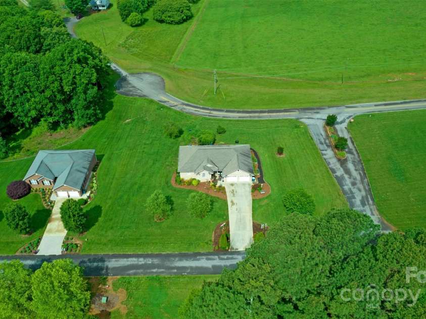 5507 Land Harbour Drive, Granite Falls, NC 28630.  MLS# CAR4251492, YatesRealty ID 12893. Aerial