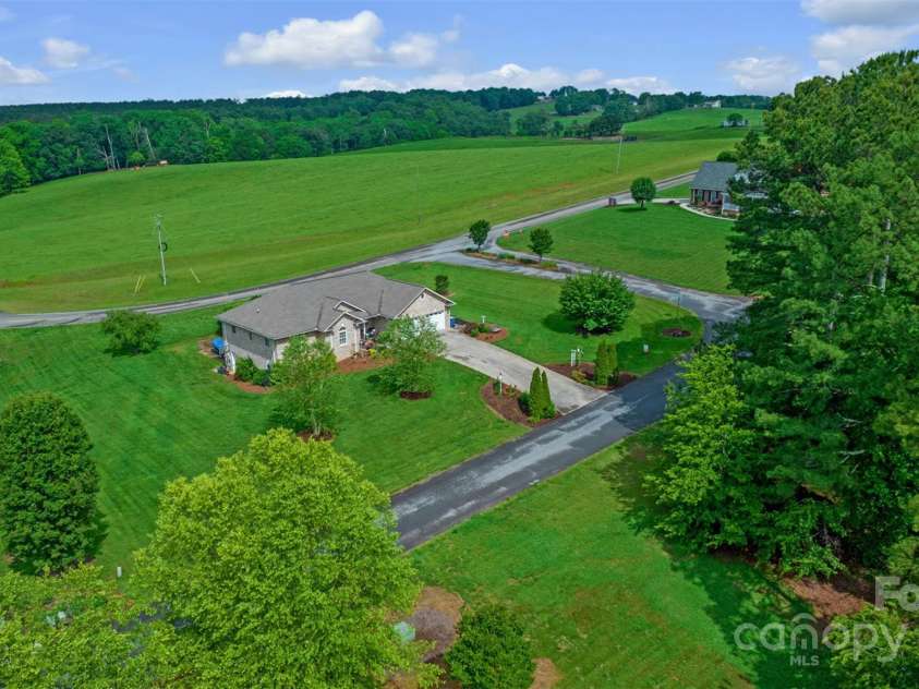 5507 Land Harbour Drive, Granite Falls, NC 28630.  MLS# CAR4251492, YatesRealty ID 12893. Aerial