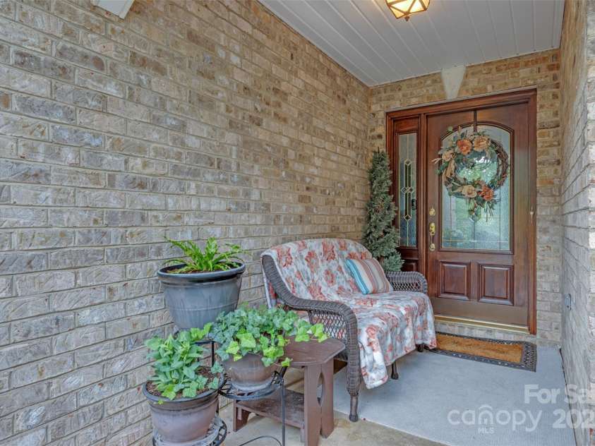 5507 Land Harbour Drive, Granite Falls, NC 28630.  MLS# CAR4251492, YatesRealty ID 12893. Front Door Entry