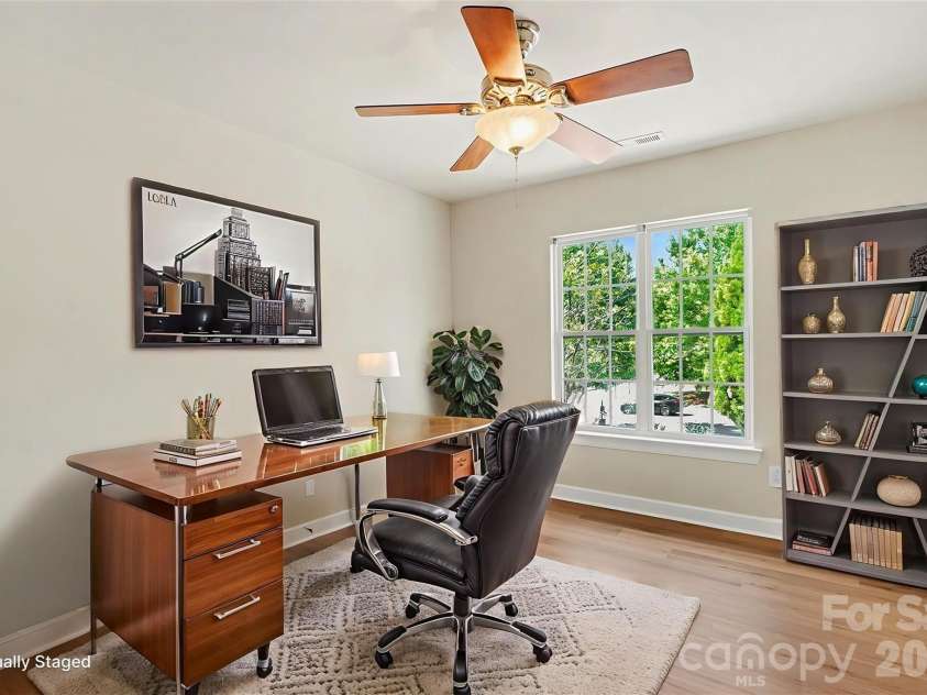 10947 Coyote Lane, Charlotte, NC 28277.  MLS# CAR4365778, YatesRealty ID 12901. Staged Upper level bedroom/Office