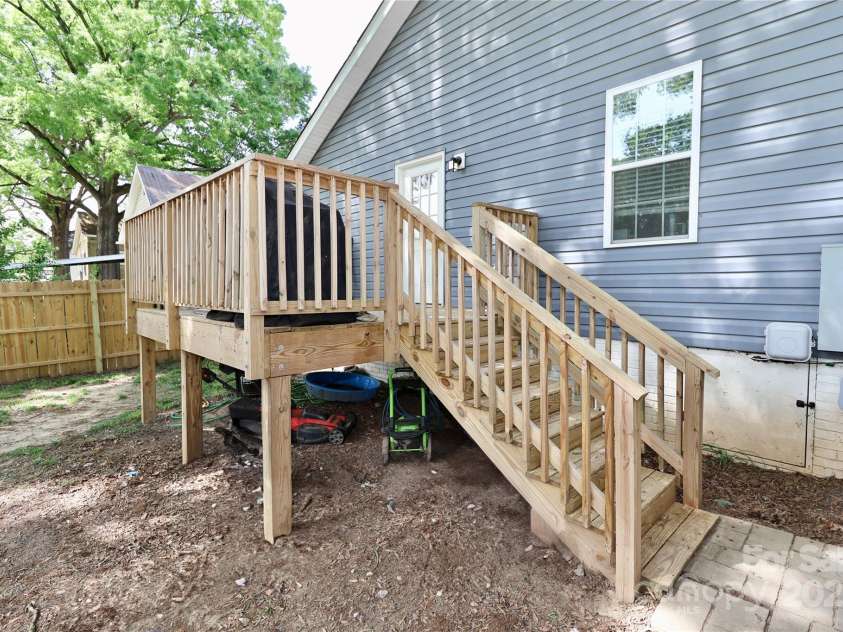 703 Main Street, Landis, NC 28088.  MLS# CAR4249168, YatesRealty ID 12901. Deck