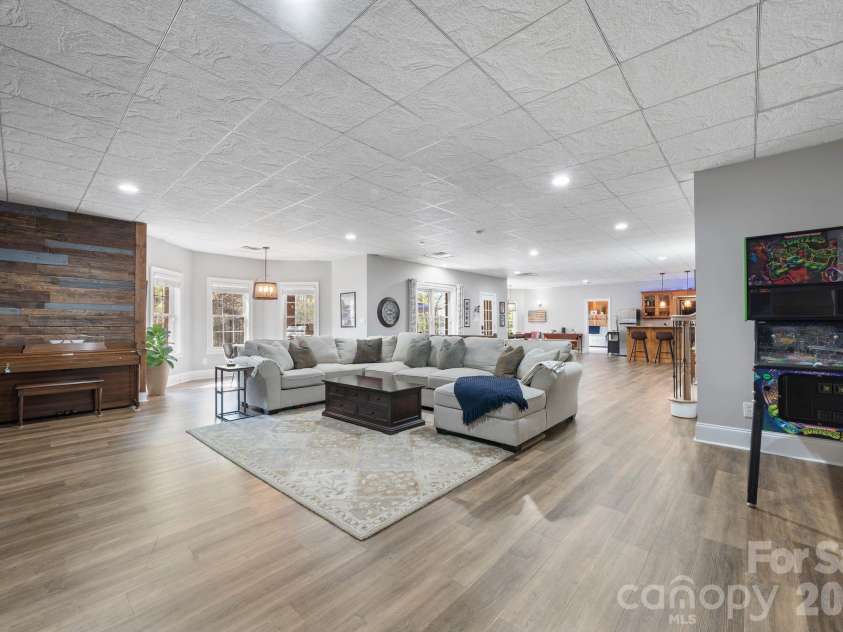 183 April Road, Troutman, NC 28166.  MLS# CAR4365014, YatesRealty ID 12908. Fully finished walk-out basement designed to entertain
