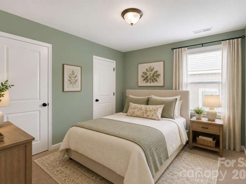 119 Canter Lane, Mooresville, NC 28115.  MLS# CAR4301770, YatesRealty ID 12912. Second bedroom virtually staged