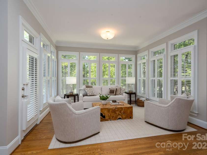 139 Stonebridge Drive, New London, NC 28127.  MLS# CAR4250902, YatesRealty ID 12917. Sunroom