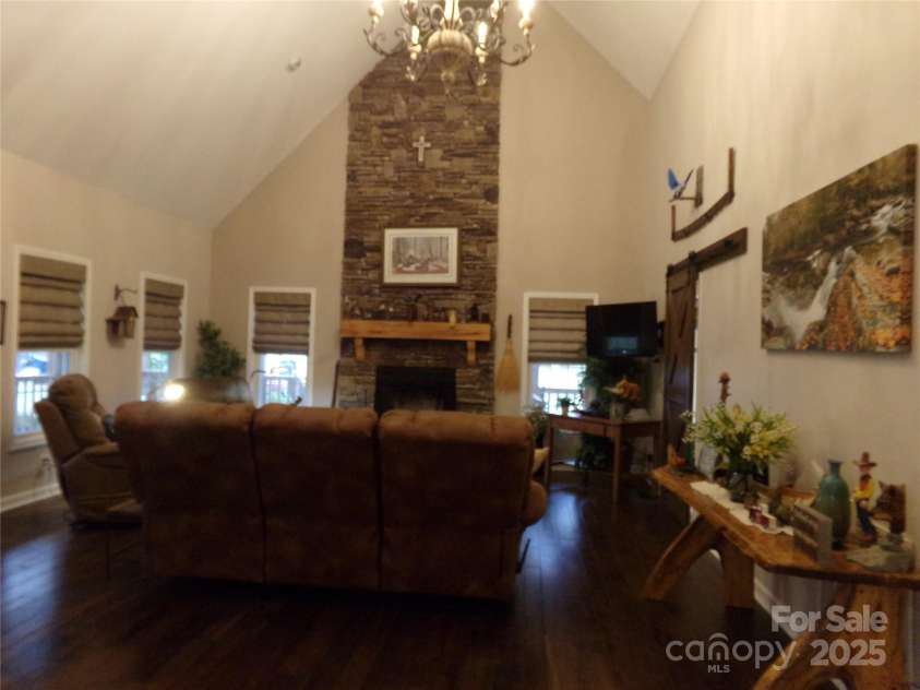 7218 Alexander Farm Road, Monroe, NC 28110.  MLS# CAR4238823, YatesRealty ID 12919. Living room