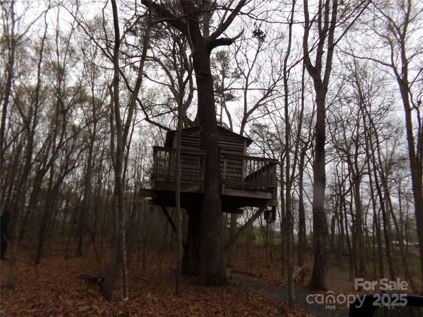 7218 Alexander Farm Road, Monroe, NC 28110.  MLS# CAR4238823, YatesRealty ID 12919. Tree house