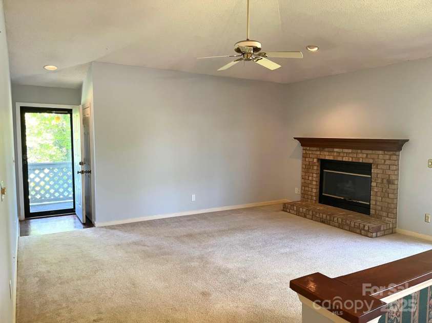 5810 Harris Grove Lane, Charlotte, NC 28212.  MLS# CAR4246462, YatesRealty ID 12922. From dining looking toward entrance