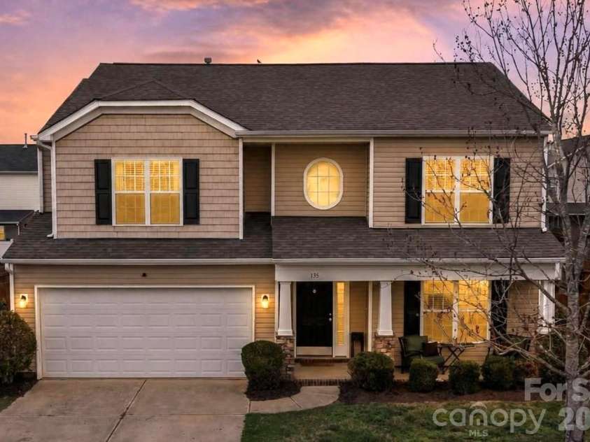 135 Spring Meadows Drive, Lincolnton, NC 28092.  MLS# CAR4351850, YatesRealty ID 12925. 