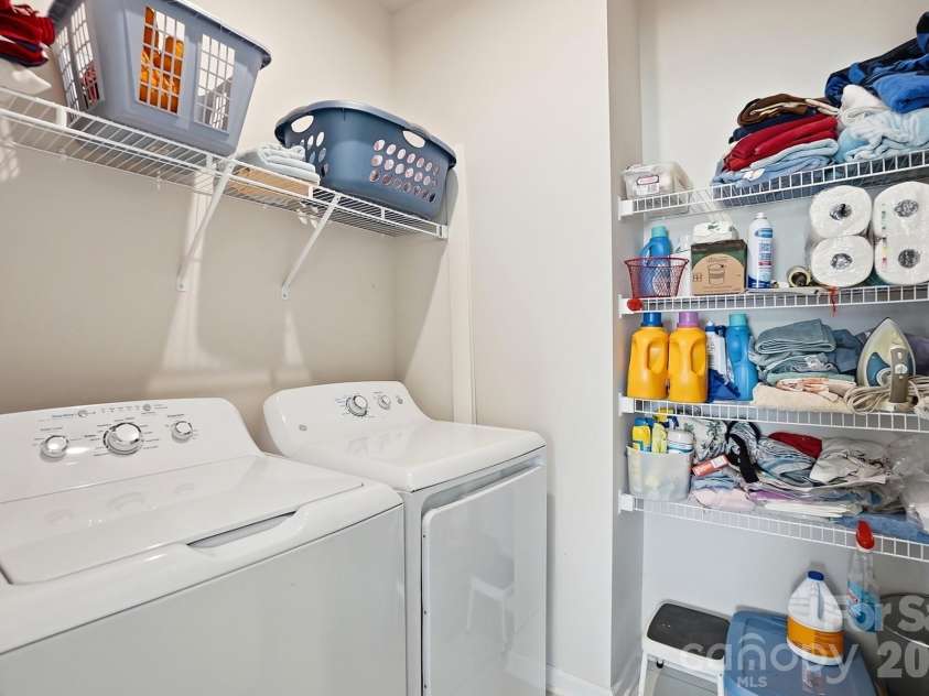 1842 Slippery Rock Lane, Monroe, NC 28112.  MLS# CAR4362227, YatesRealty ID 12937. Laundry room