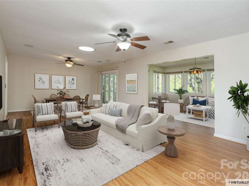 176 Derbyshire Drive, Hendersonville, NC 28792.  MLS# CAR4362871, YatesRealty ID 12938. Living/Dining