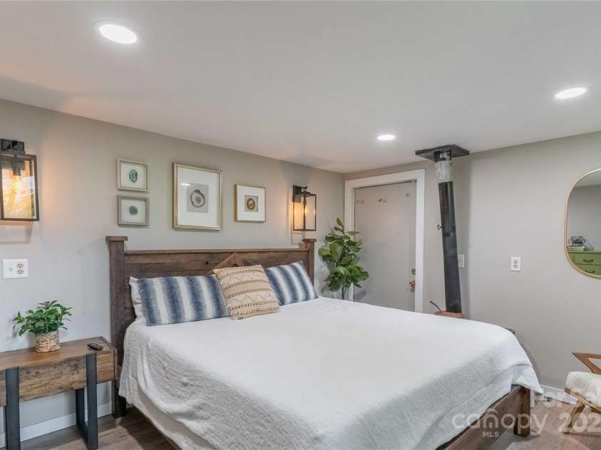 330 Overlook Drive, Maggie Valley, NC 28751.  MLS# CAR4300696, YatesRealty ID 1294. Inside detached bedroom