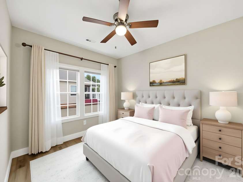 457 Riverwind Drive, Hendersonville, NC 28739.  MLS# CAR4364359, YatesRealty ID 12941. Virtually Staged Guest Room Two