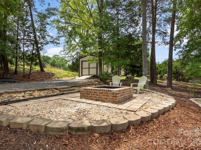 770 Cooks Cove Ridge, Clover, SC 29710.  MLS# CAR4380714, YatesRealty ID 1295. Firepit