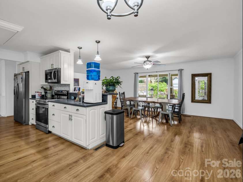 54 Broadway Avenue, Tryon, NC 28782.  MLS# CAR4357107, YatesRealty ID 12954. This area is very versatile and can be arranged to accommodate your needs.
