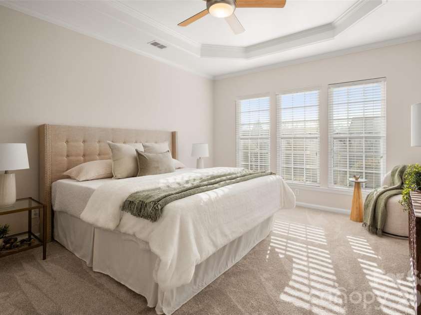 42131 Larkspur Court, Fort Mill, SC 29707.  MLS# CAR4337456, YatesRealty ID 12969. Primary Bedroom
