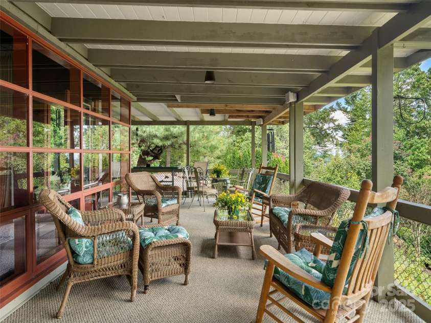 435 Upper Laurel Drive, Laurel Park, NC 28739.  MLS# CAR4305569, YatesRealty ID 12979. Front Porch
