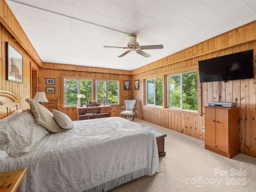 435 Upper Laurel Drive, Laurel Park, NC 28739.  MLS# CAR4305569, YatesRealty ID 12979. Primary Bedroom
