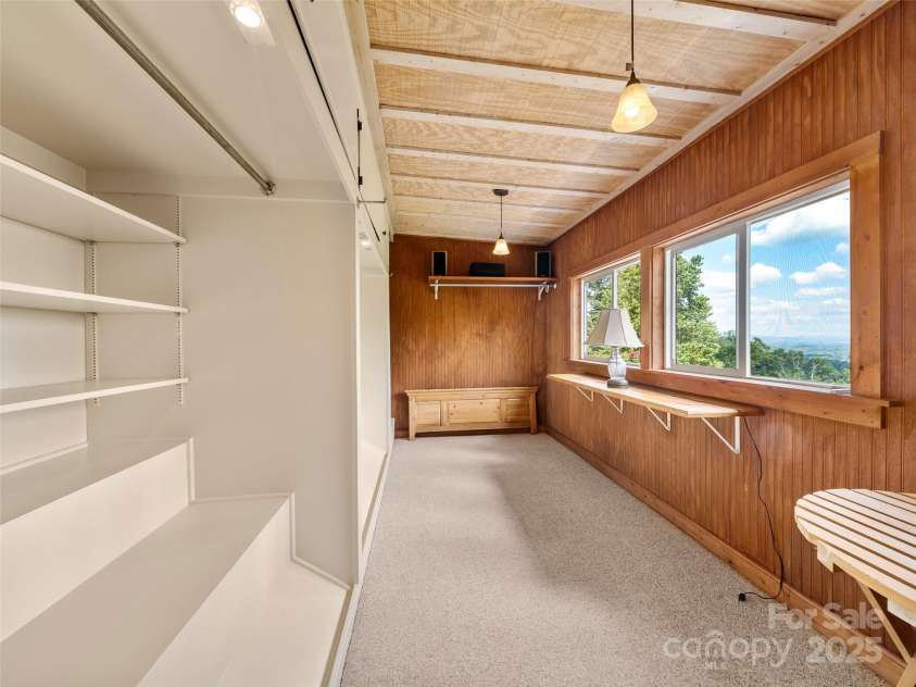 435 Upper Laurel Drive, Laurel Park, NC 28739.  MLS# CAR4305569, YatesRealty ID 12979. Primary Closet w/View