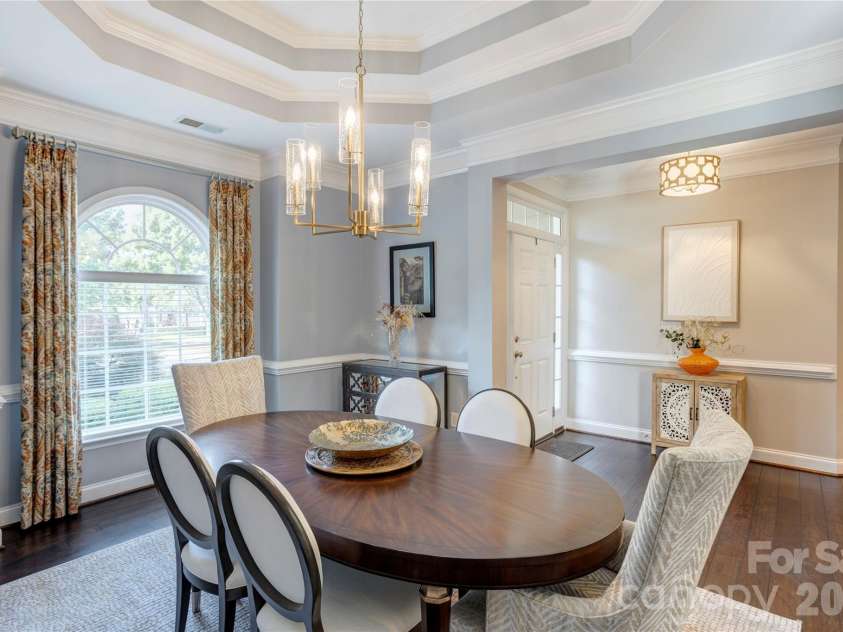 2663 Danbury Circle, Concord, NC 28027.  MLS# CAR4394399, YatesRealty ID 12988. Formal dining room directly off entryway.