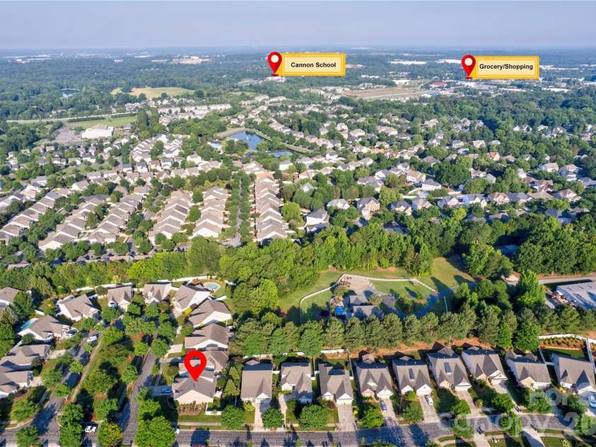 2663 Danbury Circle, Concord, NC 28027.  MLS# CAR4394399, YatesRealty ID 12988. So convenient to shopping and I-85.