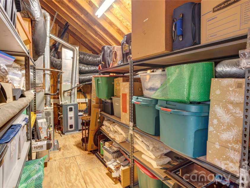 2663 Danbury Circle, Concord, NC 28027.  MLS# CAR4394399, YatesRealty ID 12988. So much storage!  Walk-in attic.