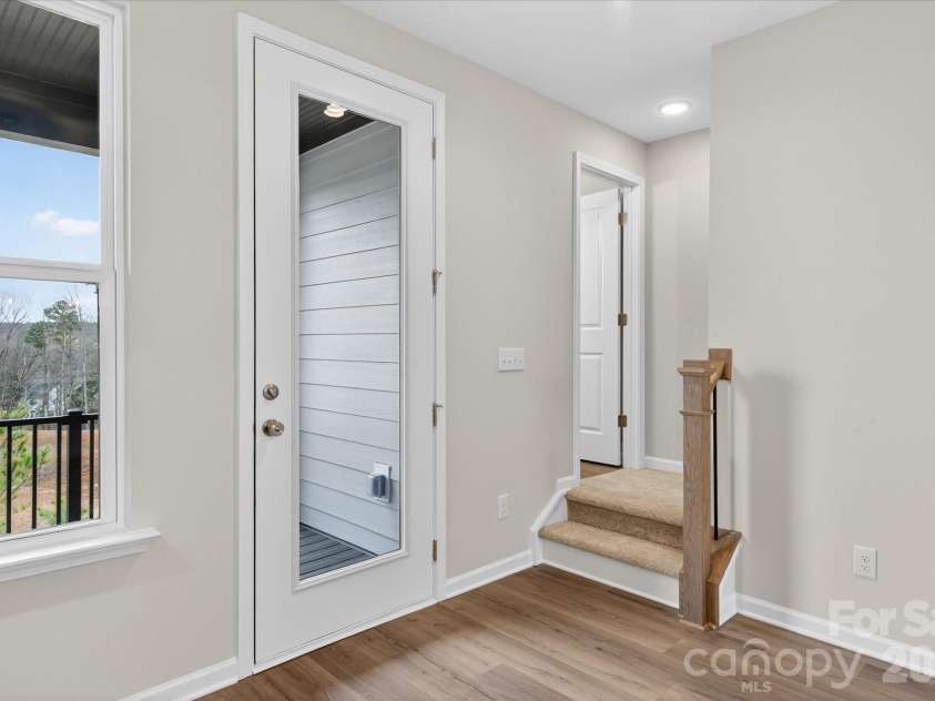 242 Ferebee Place, Charlotte, NC 28213.  MLS# CAR4322624, YatesRealty ID 1299. Covered Terrace Entry