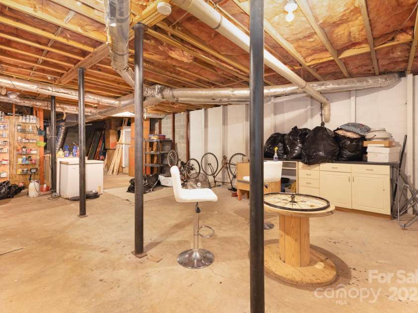 1407 Jodhpur Court, Charlotte, NC 28212.  MLS# CAR4255043, YatesRealty ID 12990. Basement