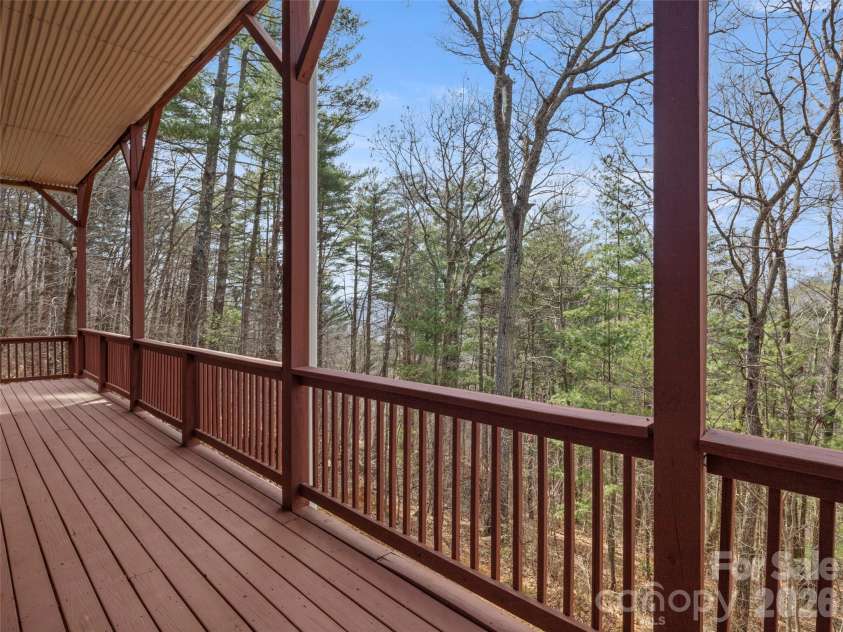9 Stegall Lane, Asheville, NC 28805.  MLS# CAR4350787, YatesRealty ID 12994. Large partially covered deck for entertaining or relaxing