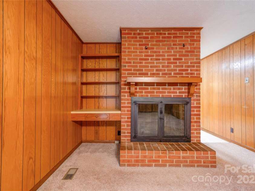 4029 Fallston Road, Shelby, NC 28150.  MLS# CAR4306182, YatesRealty ID 13. Family Room with Fireplace