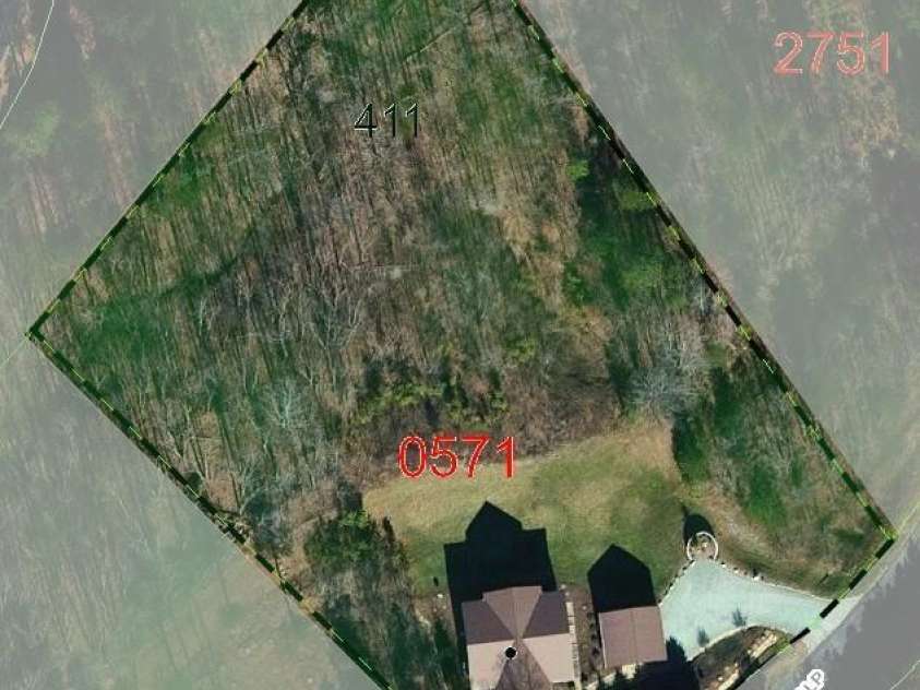 80 Grandview Loop, Nebo, NC 28761.  MLS# CAR4317495, YatesRealty ID 1300. Gis view of the home and surrounding lot acreage providing privacy and sound dampening.