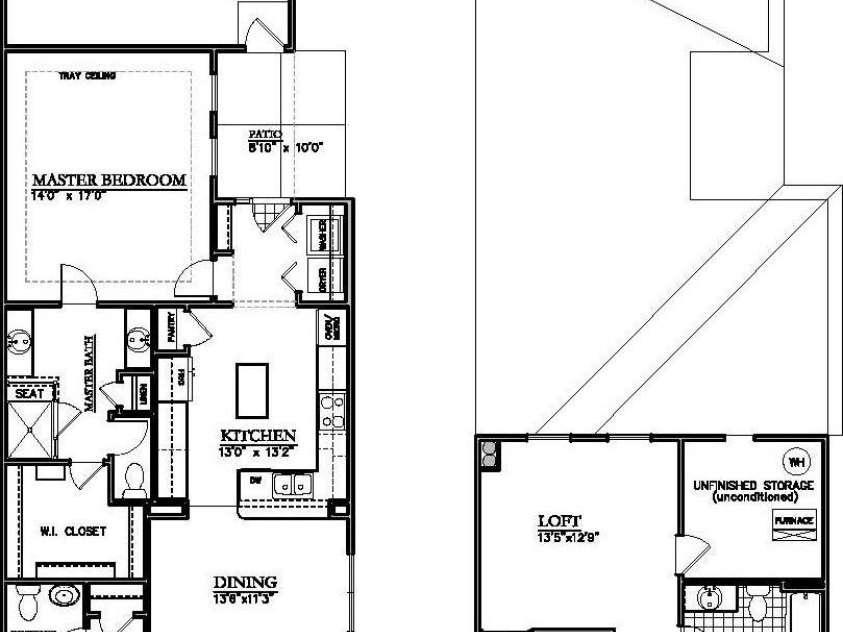 19732-B School Street, Cornelius, NC 28031.  MLS# CAR4235035, YatesRealty ID 13009. Bordeaux Floorplan-School Street at Catawba