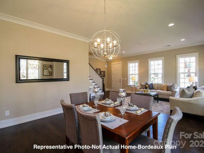 19732-B School Street, Cornelius, NC 28031.  MLS# CAR4235035, YatesRealty ID 13009. Dining-Living-Bordeaux Plan