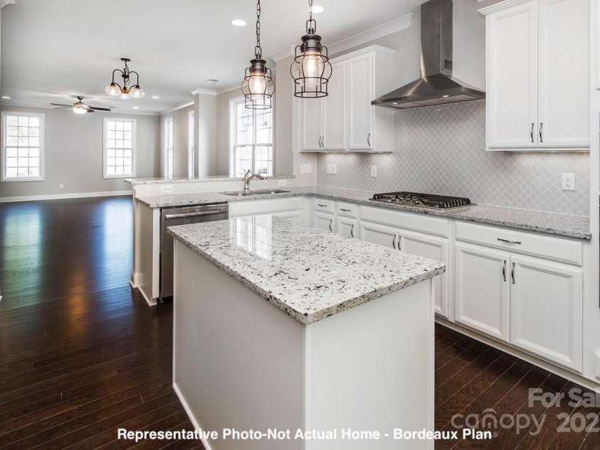 19732-B School Street, Cornelius, NC 28031.  MLS# CAR4235035, YatesRealty ID 13009. Kitchen-Bordeaux Plan