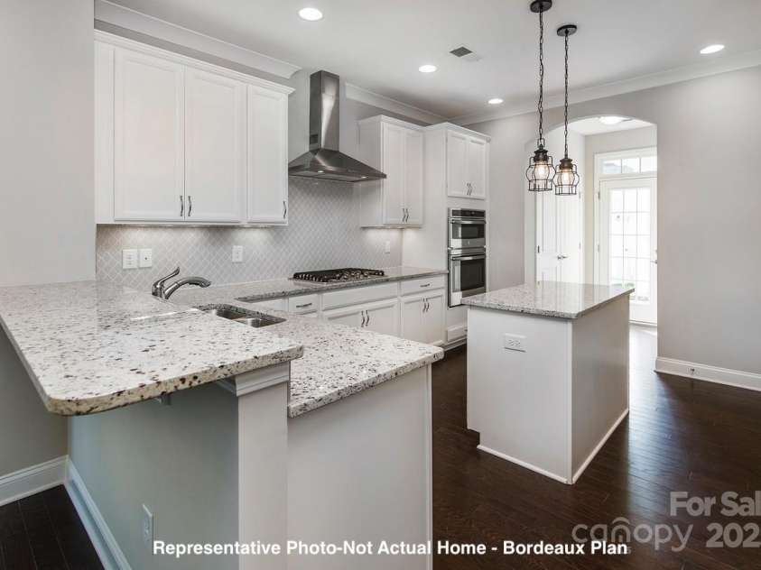 19732-B School Street, Cornelius, NC 28031.  MLS# CAR4235035, YatesRealty ID 13009. Kitchen-Bordeaux Plan