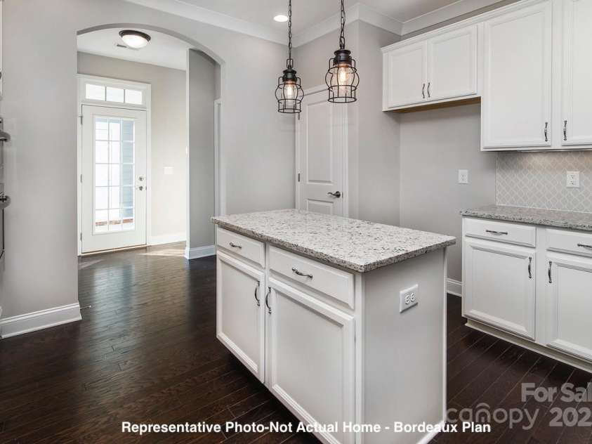 19732-B School Street, Cornelius, NC 28031.  MLS# CAR4235035, YatesRealty ID 13009. Kitchen-Bordeaux Plan