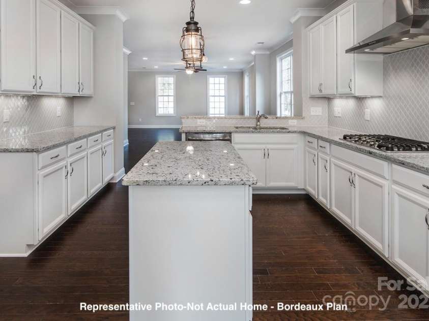 19732-B School Street, Cornelius, NC 28031.  MLS# CAR4235035, YatesRealty ID 13009. Kitchen-Bordeaux Plan