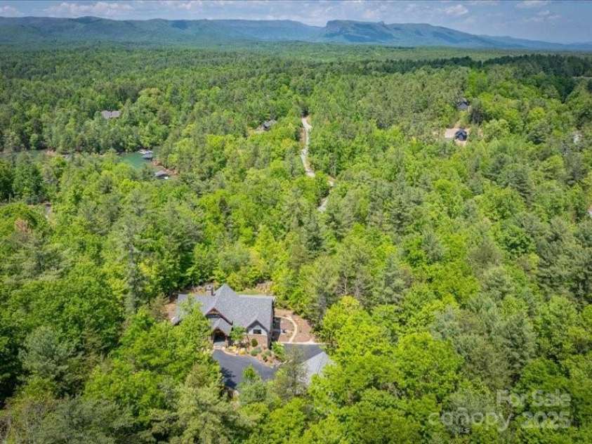2054 Catawba Trail, Nebo, NC 28761.  MLS# CAR4255787, YatesRealty ID 13014. Aerial Looking North