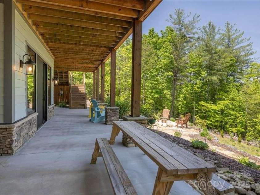 2054 Catawba Trail, Nebo, NC 28761.  MLS# CAR4255787, YatesRealty ID 13014. Area Under Covered Deck