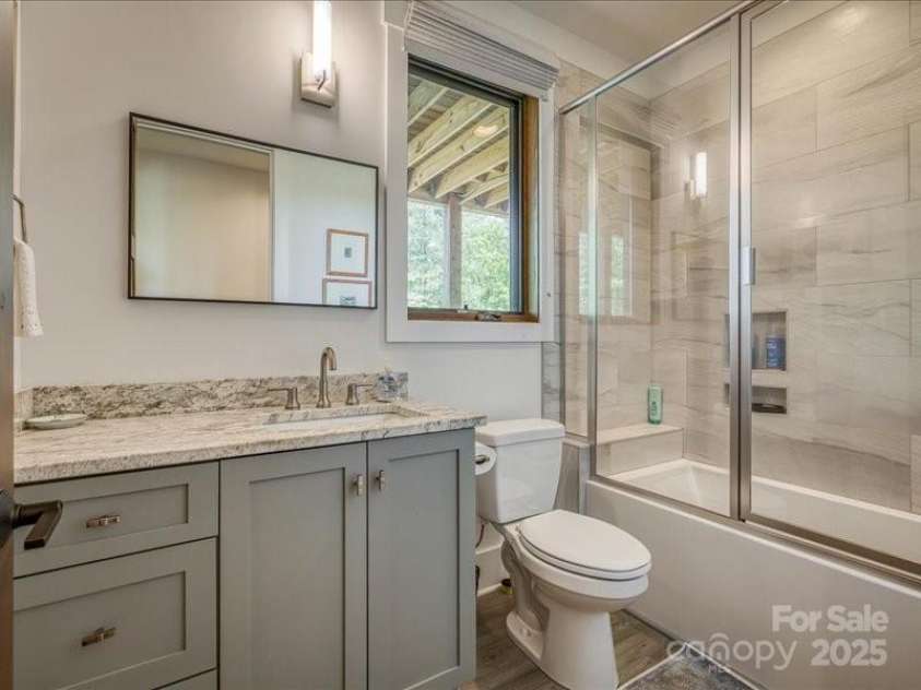 2054 Catawba Trail, Nebo, NC 28761.  MLS# CAR4255787, YatesRealty ID 13014. Downstairs Bathroom