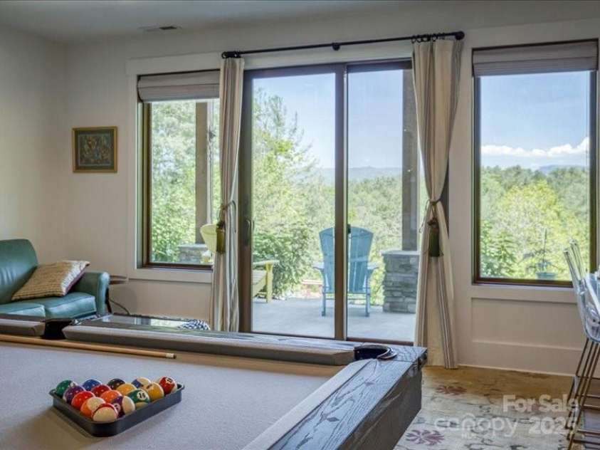 2054 Catawba Trail, Nebo, NC 28761.  MLS# CAR4255787, YatesRealty ID 13014. Downstairs Den